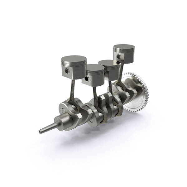 Поршень и коленчатый вал